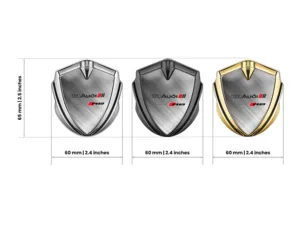 Audi Car Badges Pro Design Stainless Steel Build